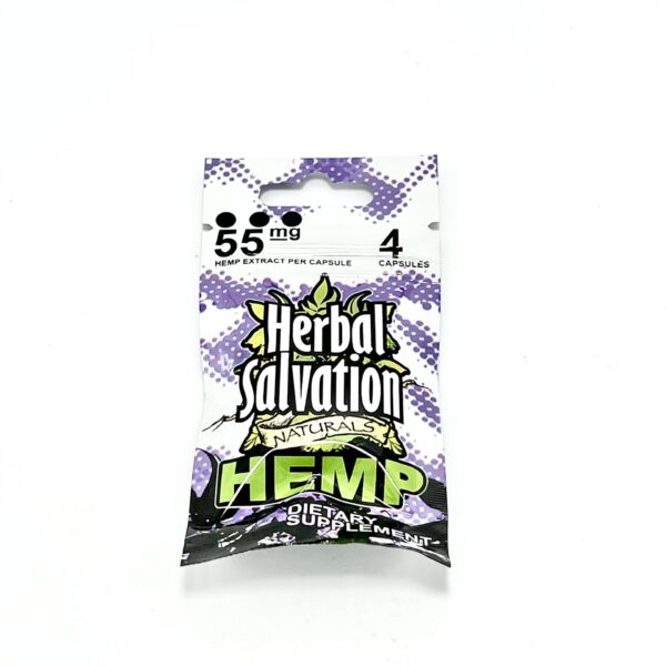 Herbal Salvation 55mg Kratom 4 pills (1 count)