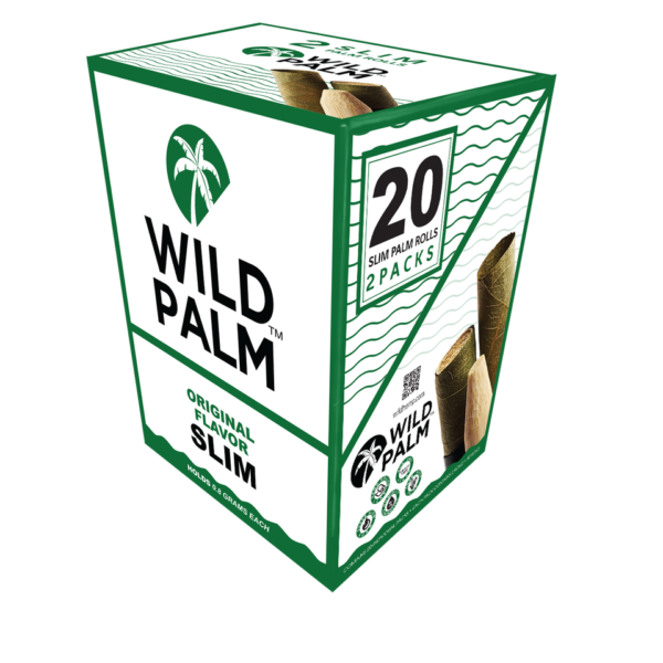 Wild Palm Slim Palm Rolls 20ct (1 Box)