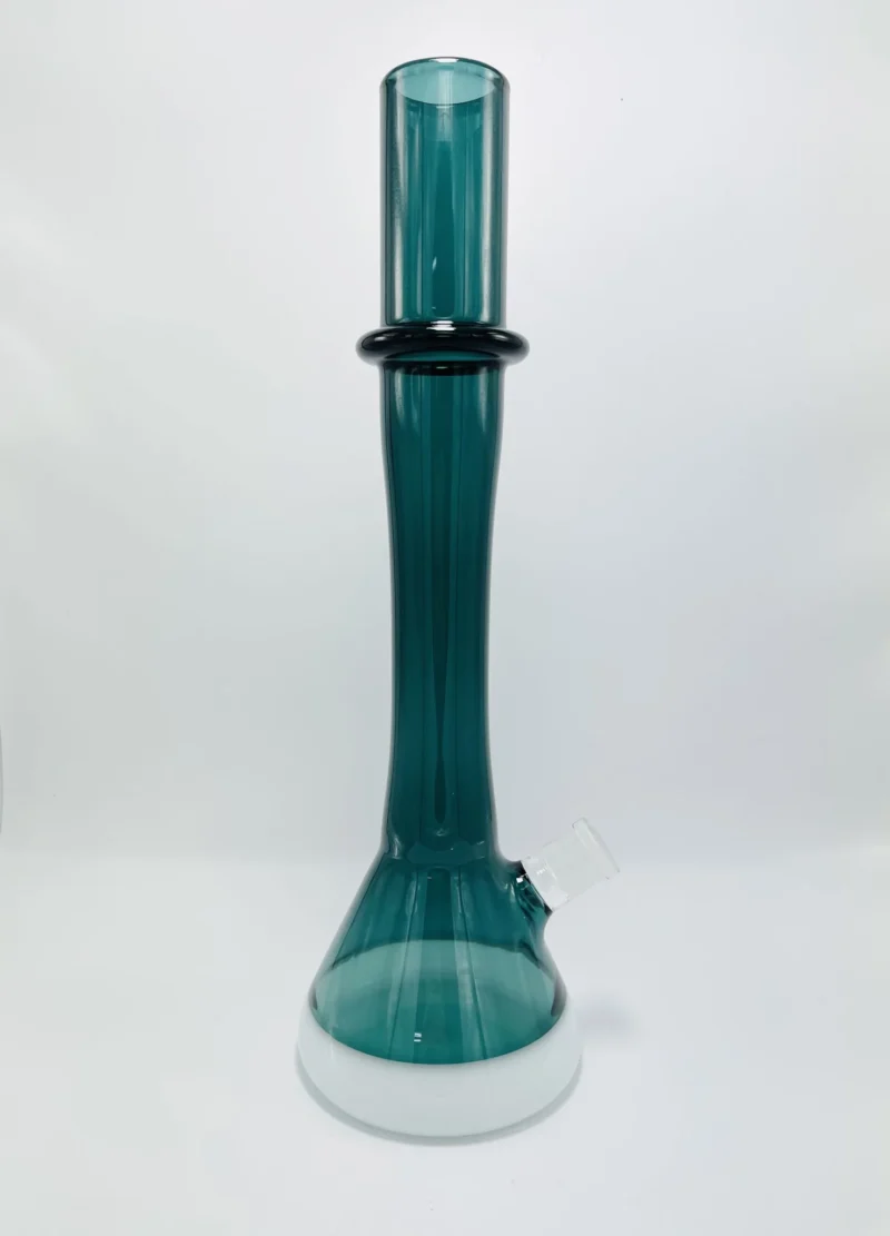 Stone Heavy Tall Green Bong Water Pipe 18”