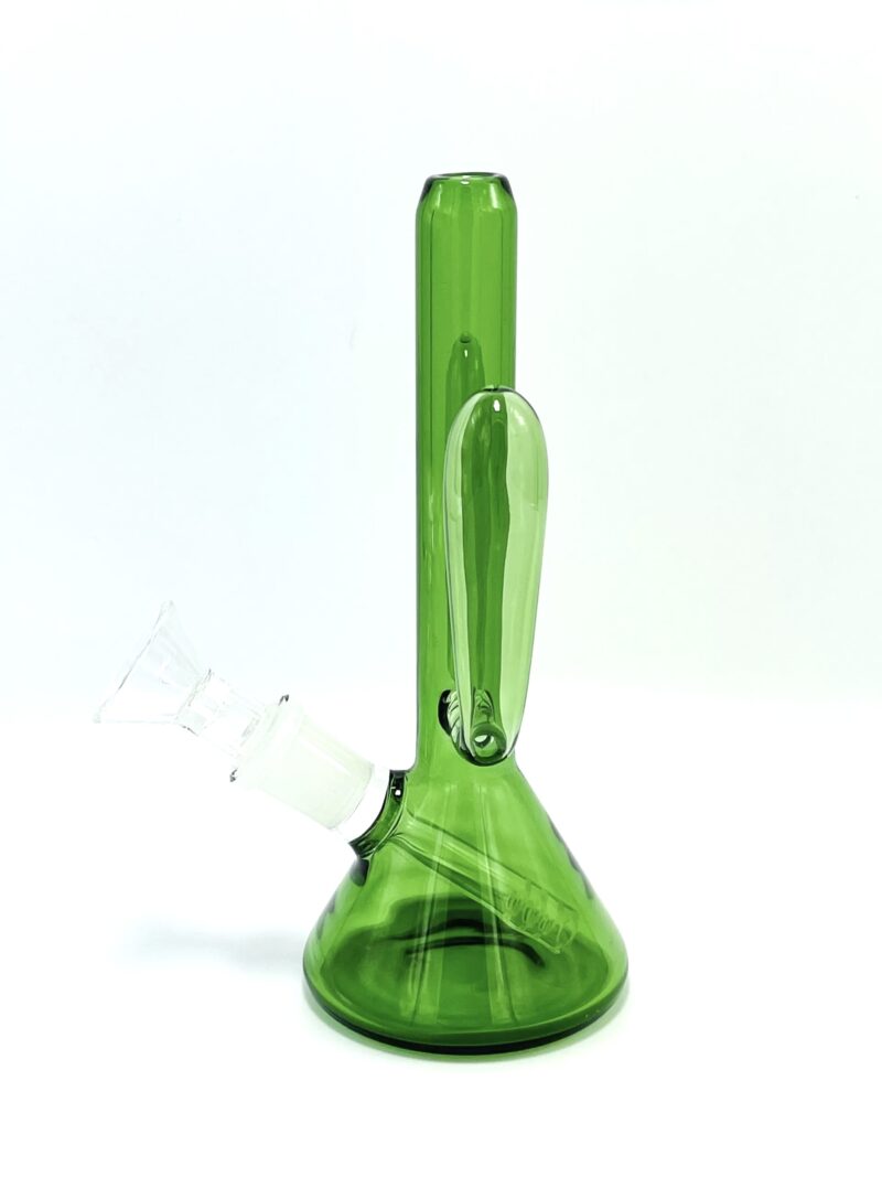 Beautiful Cactus Design Green Bong 5″