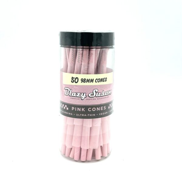 Blazy Susan 98mm Pink 50 Cones (1 jar)