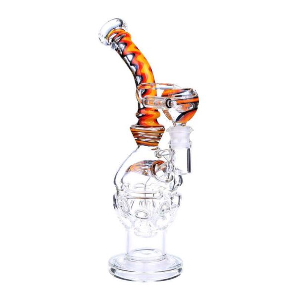 10.5″ Dynamic Glass Faberge Egg Water Pipe
