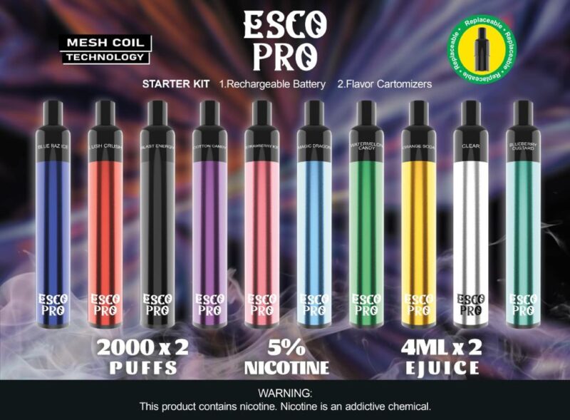 Esco Pro Dual Flavor 4000 Puff Vape Stick (1 count)