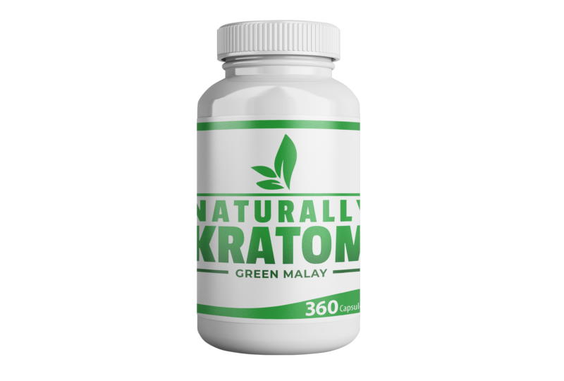 Naturally Kratom 360 Capsules Jar (1 count)