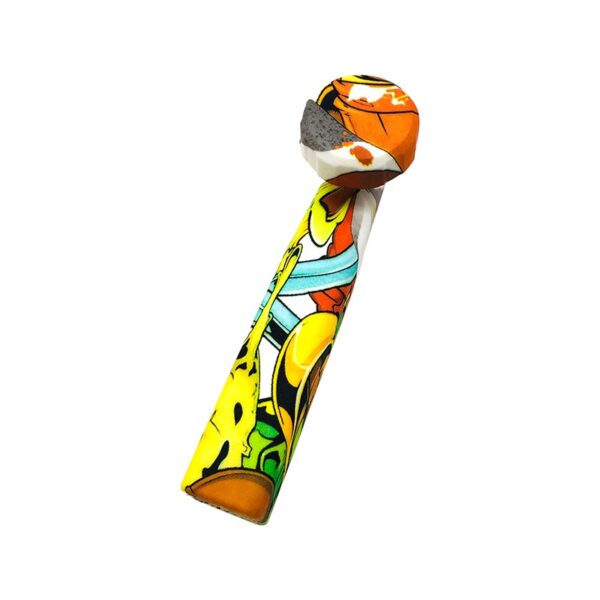 Graffiti Design Silicone Long Hand Pipe For Dry Herb