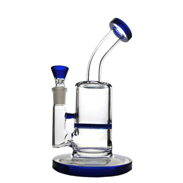 Honey Comb Perc Glass Water Pipe (1 count)