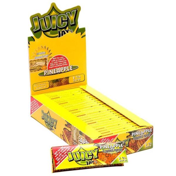 Juicy Jay Rolling Papers 1¼ size 24 Booklets (1 box)