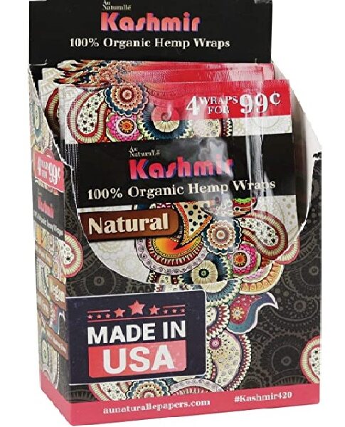 KASHMIR Hemp Wraps 15/4ct (1 box)