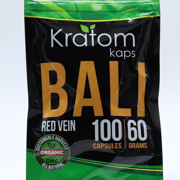 Kratom Kaps Bali Red Vein (1 bag)