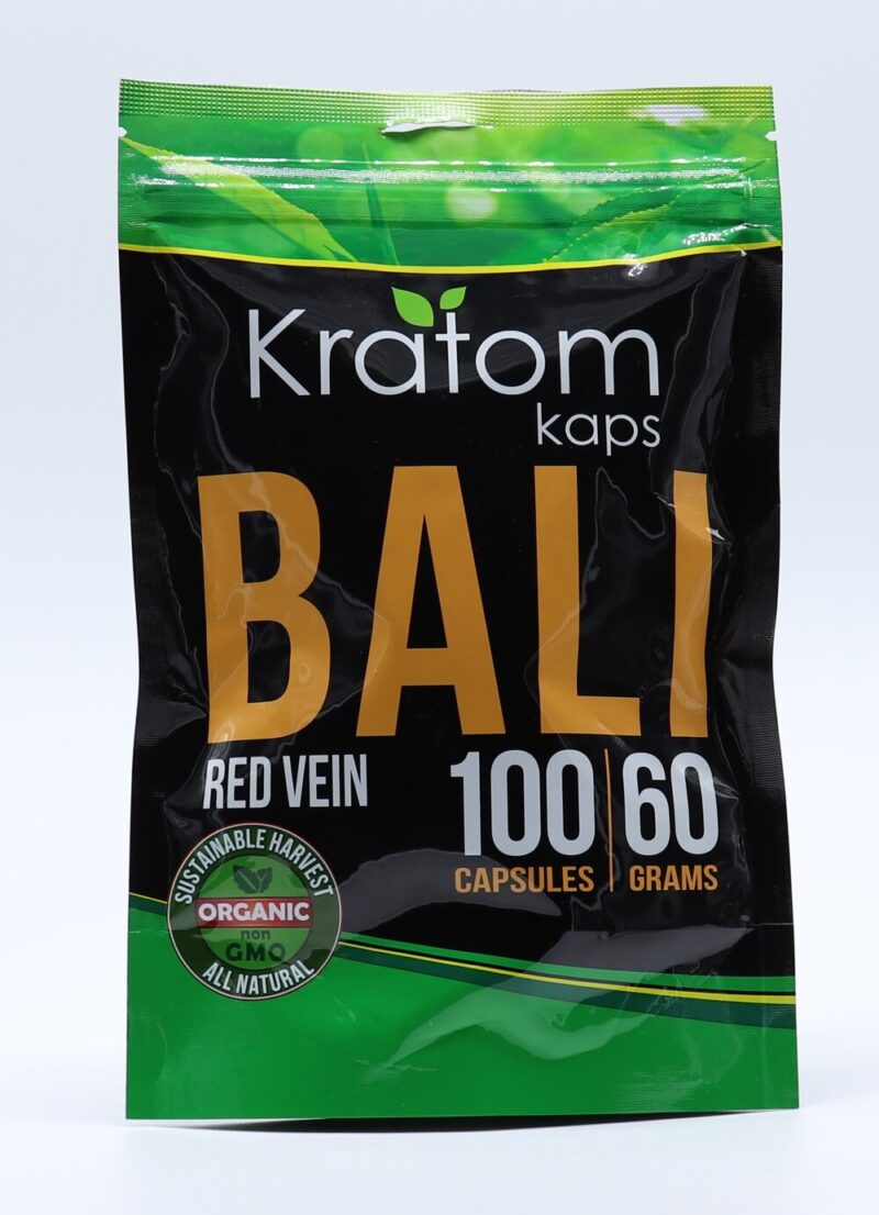 Kratom Kaps Bali Red Vein (1 bag)