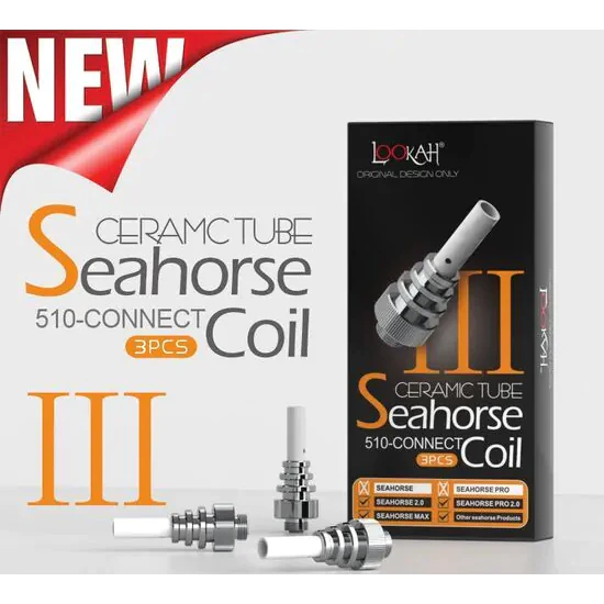 Lookah Seahorse Ceramic Tube Coils III