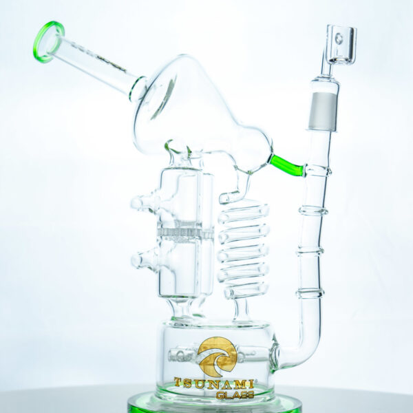TSUNAMI WP-10147 Concentrate Rig Sprinkler Honeycomb Twist Recycler