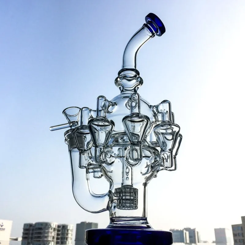 8 Arm Recycler Beautiful Heavy Water Pipe