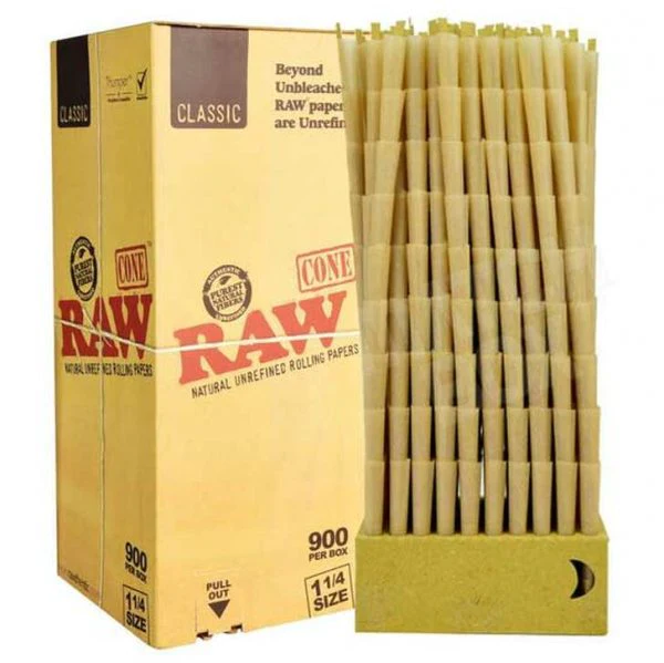 Raw Bulk 900 Cones 1-1/4 Size