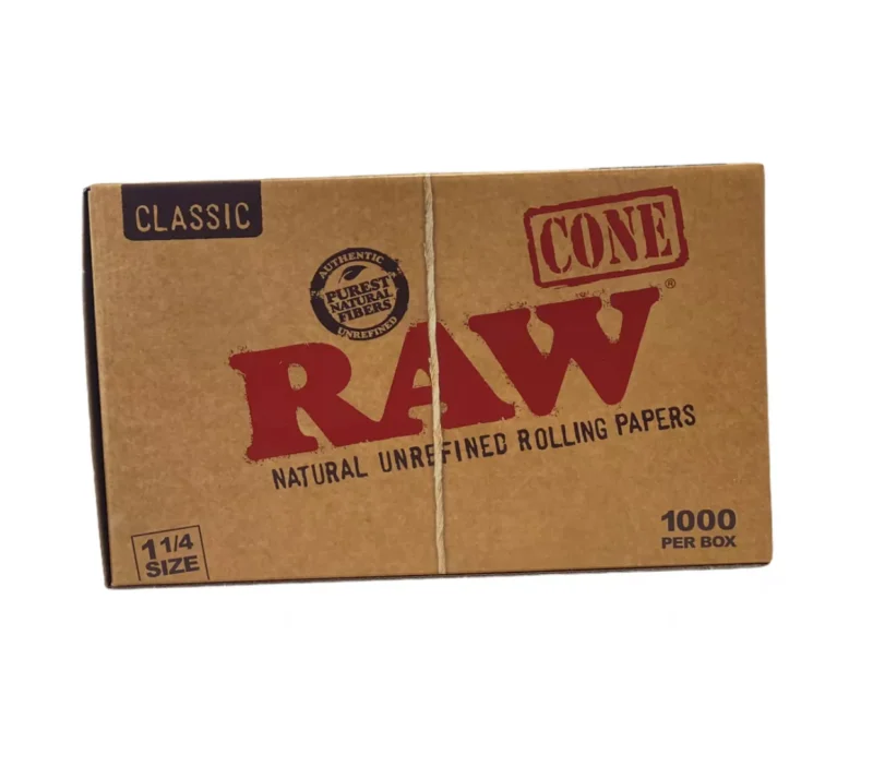 Raw Classic 1000 Cones 1-1/4 Size