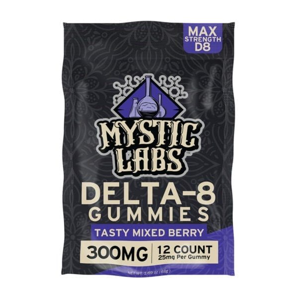 MYSTIC LABS DELTA-8 High Potency CBD 300mg 8ct (1 pack)