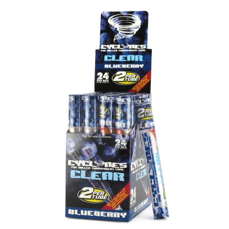 Cyclones Clear Cones Blueberry