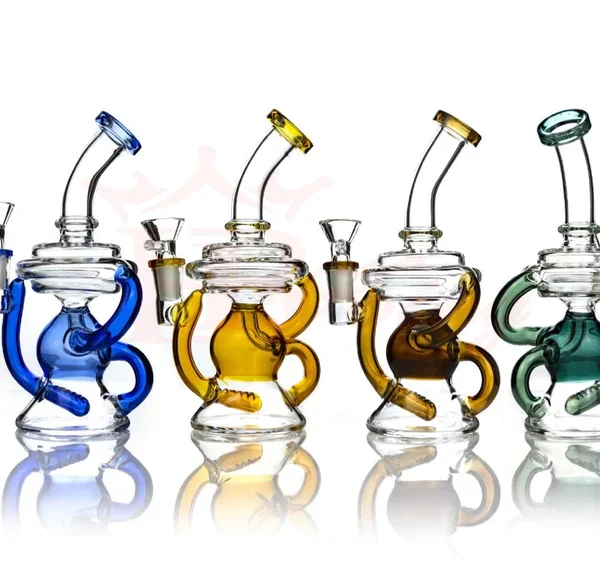 Multi Arms Recycler Glass Rig