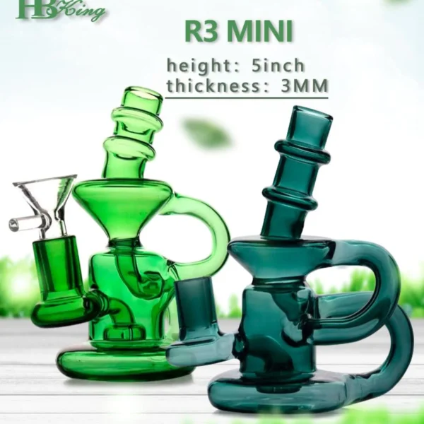 HBKing R3 Mini Rig Recycler Water Pipe