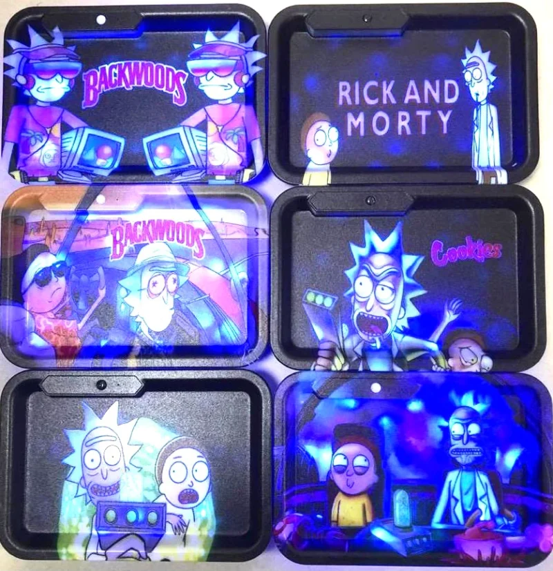 Rick n Morty LED Trays Assorted Design