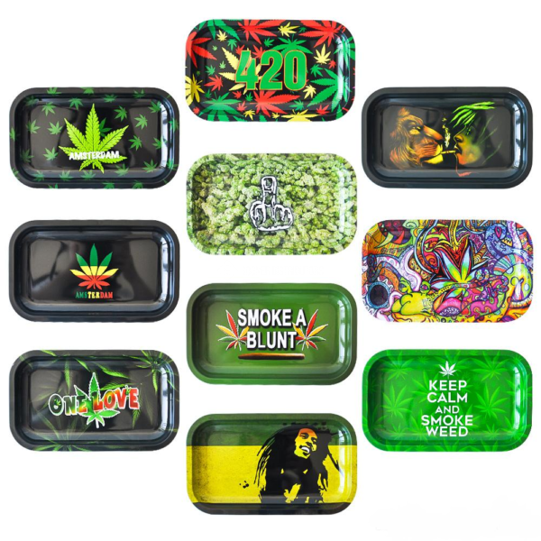 Assorted Designs Mini Rolling Tray