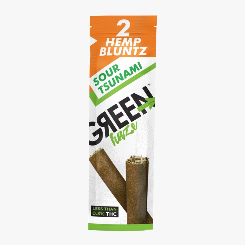 Green Haze Hemp Blunt 15/2ct (1 count)