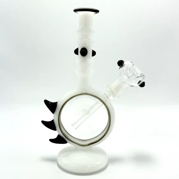 Stone Fancy Spike Design 8″ Water Pipe Glass Bong