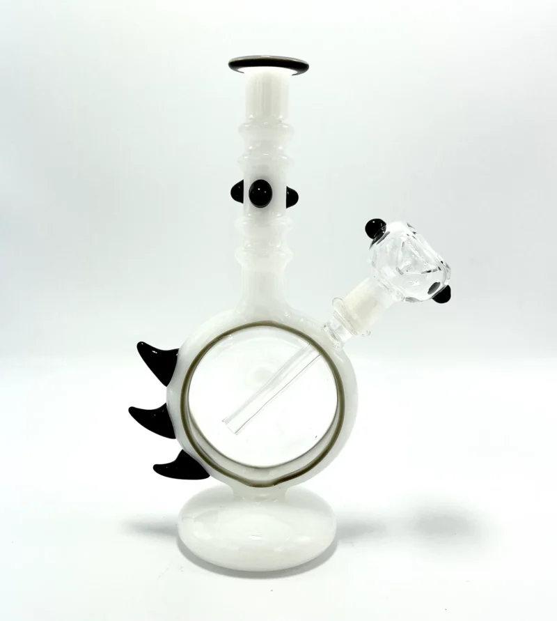 Stone Fancy Spike Design 8″ Water Pipe Glass Bong