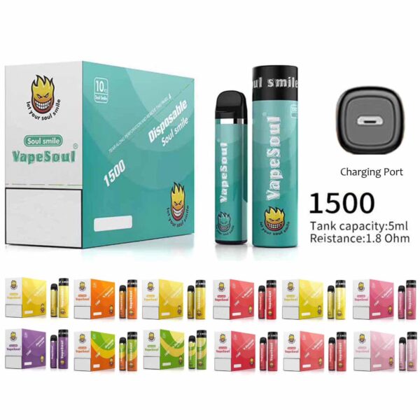 VapeSoul Disposable 1500 Puffs (1 count)