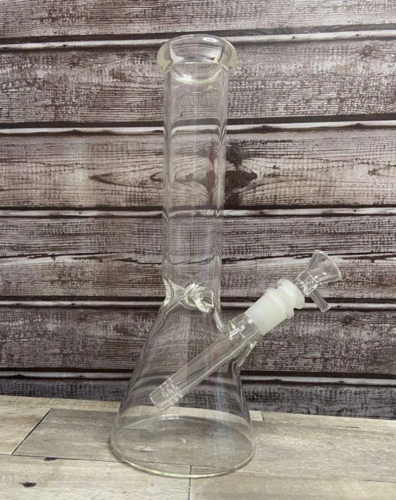 10” Premium Quality Glass Bong Smoking Clear Hookah Water Pipe
