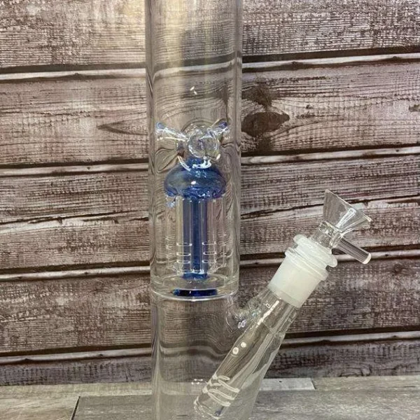 12.2″ Blue Mushroom Glass Bong Smoking Hookah Water Pipe