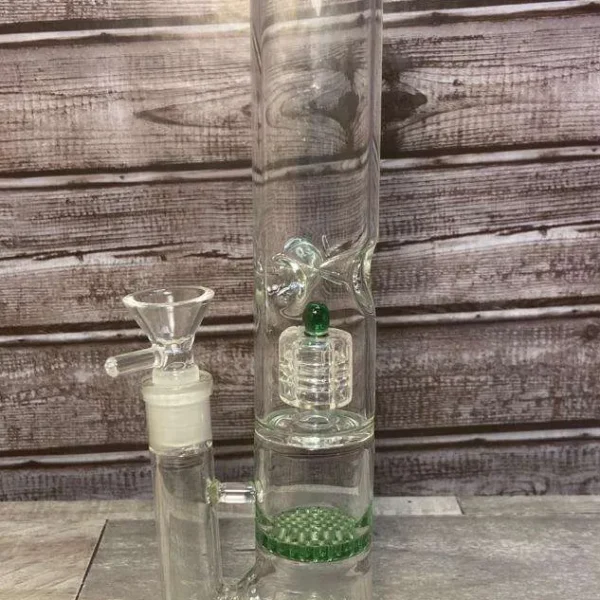 9.06″ Green Glass Bong Water Pipe Smoking Hookah