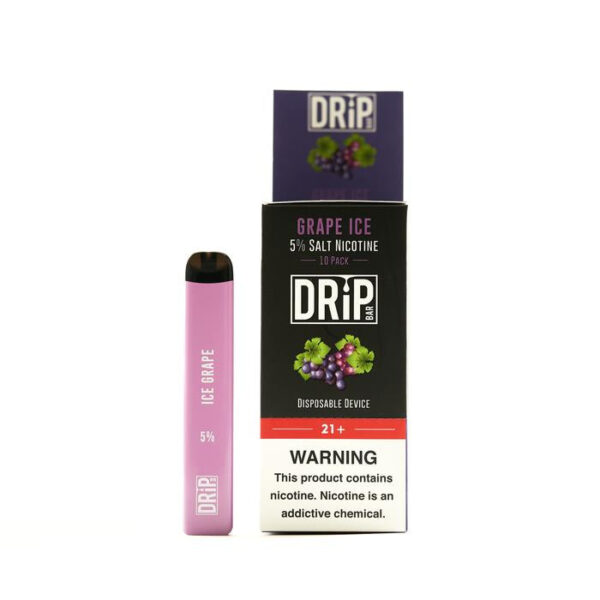 DRIP BAR Disposable Vape 5% Salt Nicotine (1 count)