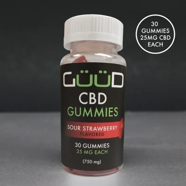 GUUD 750mg CBD Gummies 30ct (1 jar)