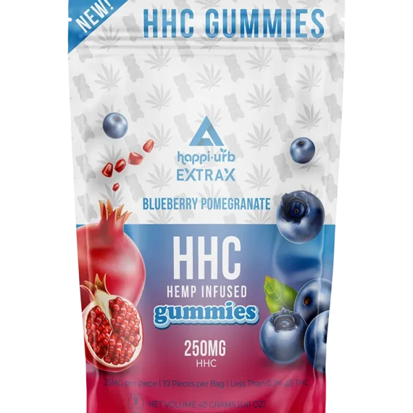 Happi Urb Extrax HHC Infused 10ct Gummies 250mg (1 Pack)