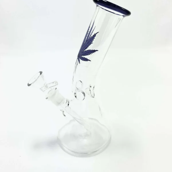 Marijuana Leaf Logo Water Pipe Bong 5”