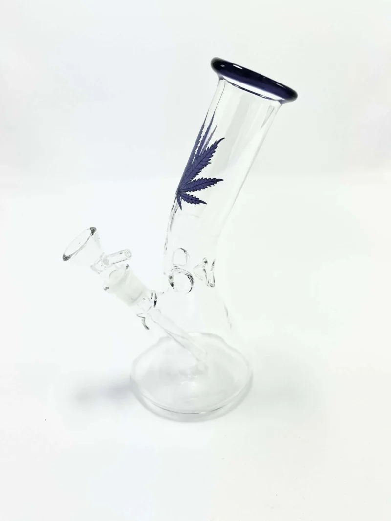 Marijuana Leaf Logo Water Pipe Bong 5”