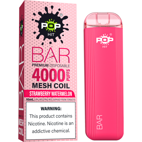 POP Hit Bar 4000 Puffs TFN 12ml Premium Disposable Device (1 count)