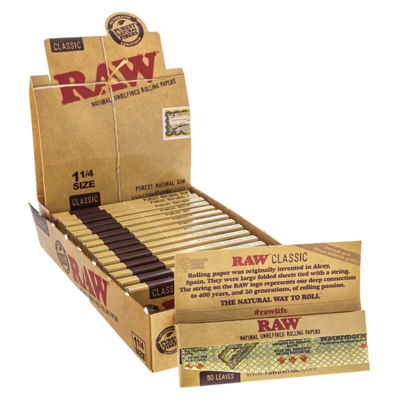 RAW Paper Classic 1¼ Size 24ct (1 box)