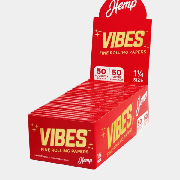 VIBES 1¼ Size Rolling Papers 50ct (1 box)