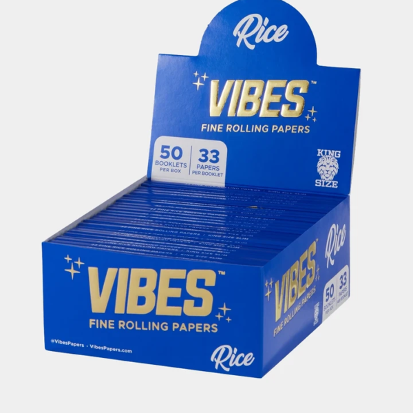 VIBES King Size Rolling Papers 50ct (1 box)