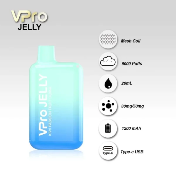 VPro Jelly Disposable Vape (1 count)