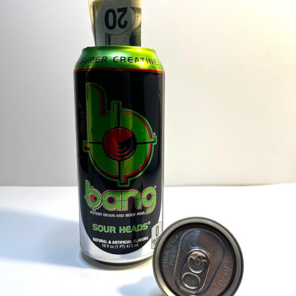 Bang Energy Sour Heads Energy Drink Can Diversion Safe Stash Can Hidden Storage Compartment